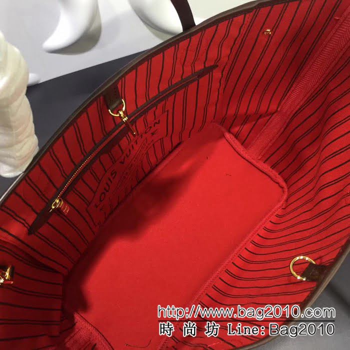 路易威登LV頂級原單M40995咖啡 Neverfull 經典手袋 YDH1312